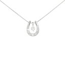 K18WG 2WAY ダイヤモンド ネックレス 0.10CT【中古】