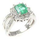 PT エメラルド リング 0.90CT【中古】