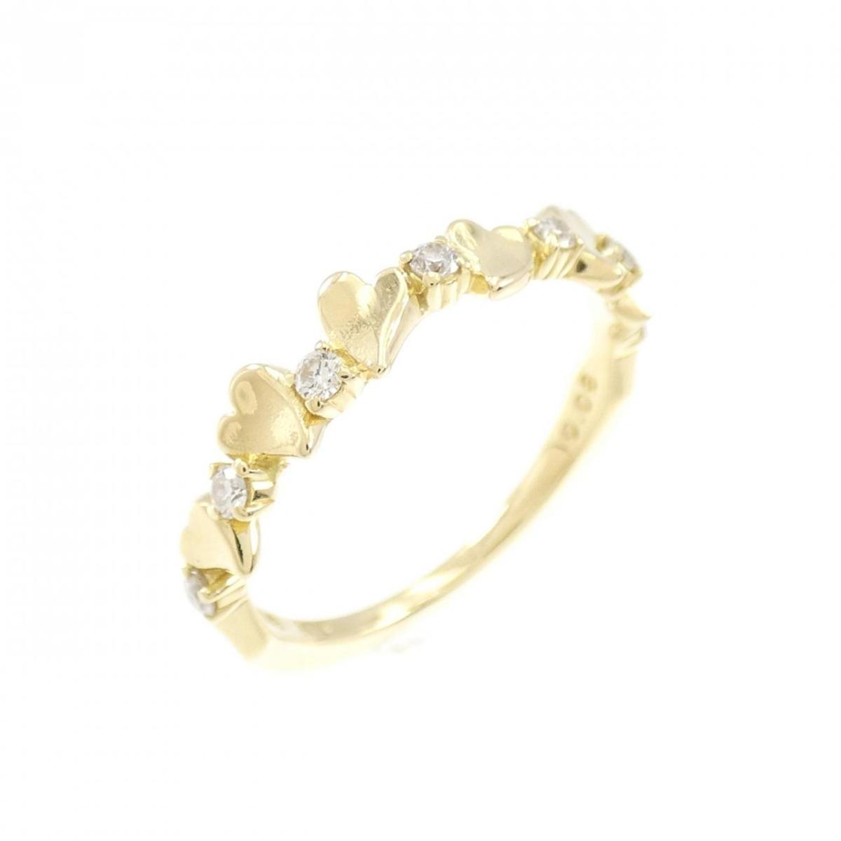 アーカー ペタルオラブ 7ダイヤ リング 0.08CT【中古】