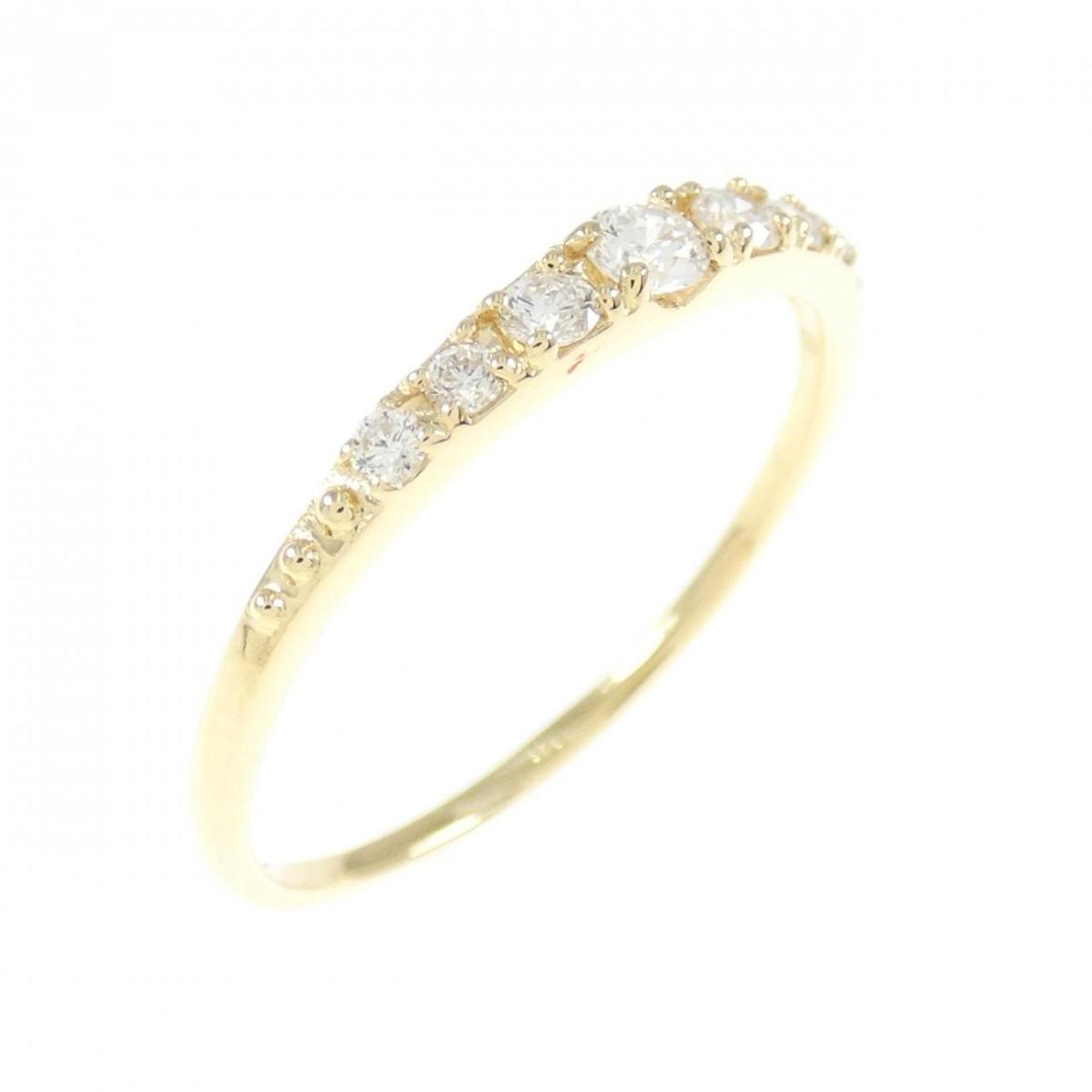 楽天KOMEHYO ONLINESTORE 楽天市場店【リメイク】K18YG ダイヤモンド リング 0.15CT【中古】