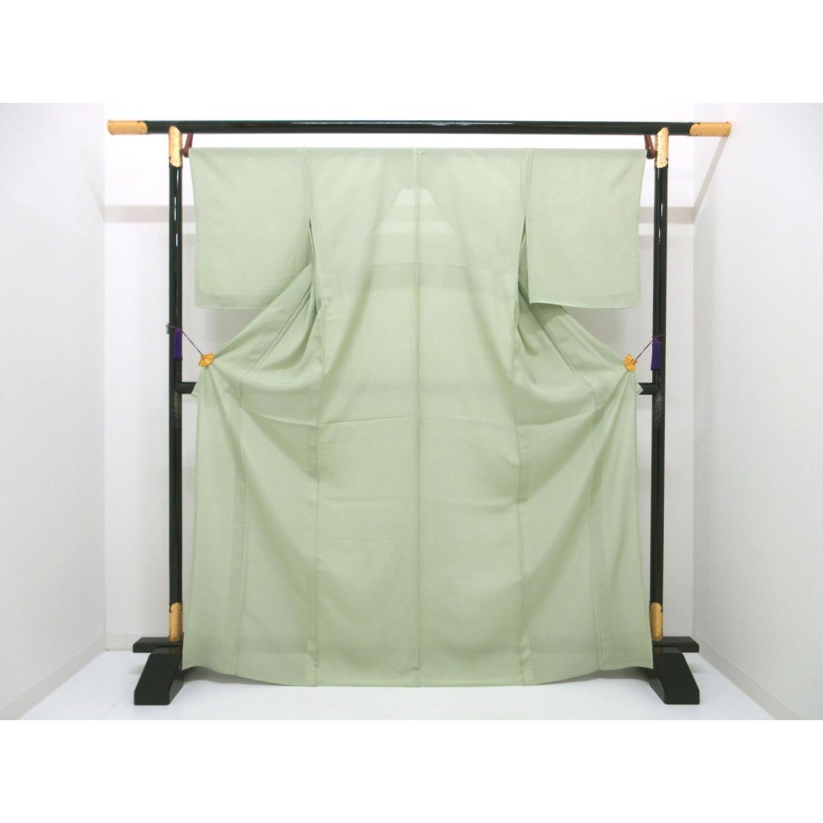 【未使用品】単衣 駒絽江戸小紋 万筋【中古】