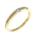 K18YG ダイヤモンド リング 0.09CT【中古】(4)