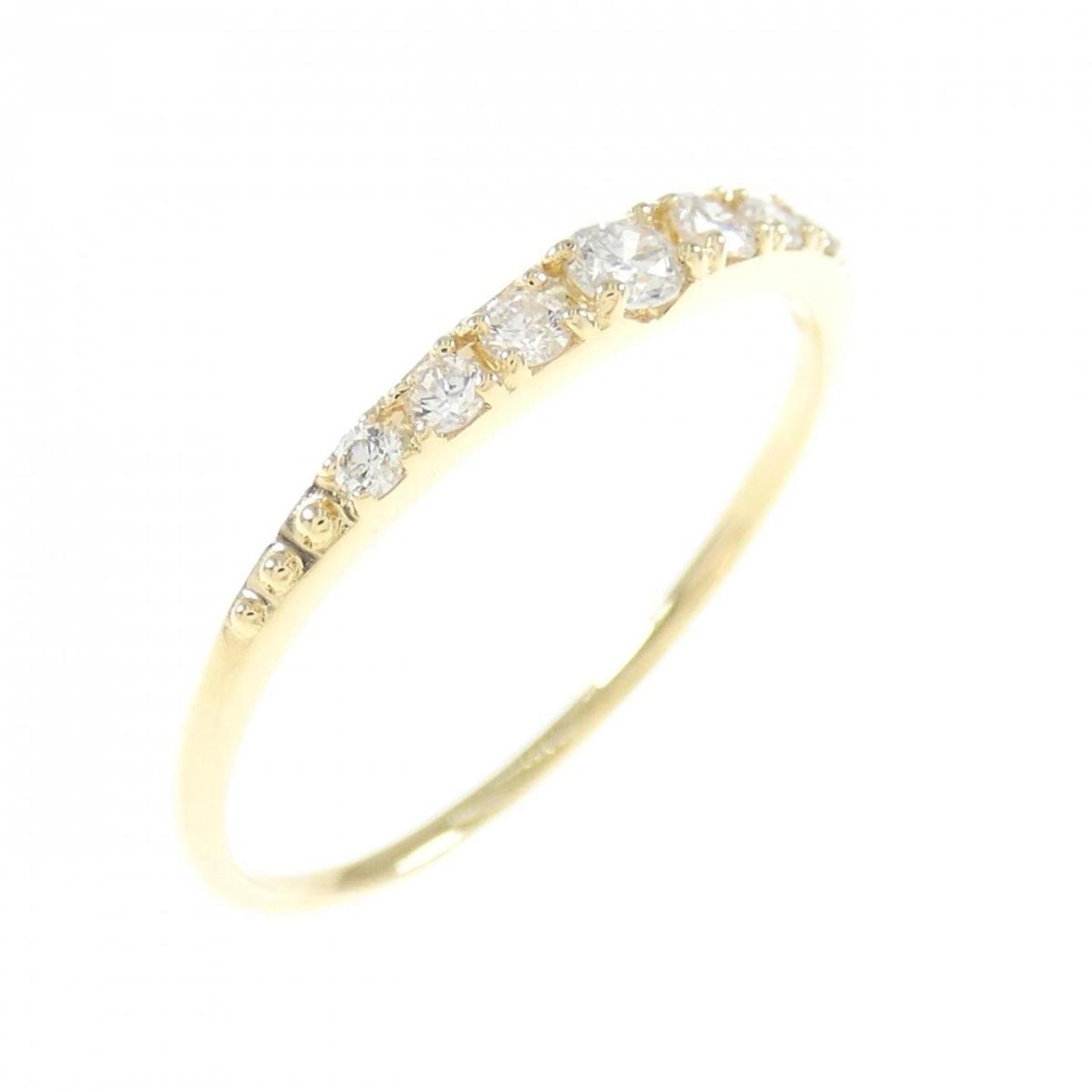 楽天KOMEHYO ONLINESTORE 楽天市場店【リメイク】K18YG ダイヤモンド リング 0.15CT【中古】