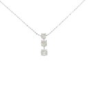 K18WG ダイヤモンド ネックレス 0.50CT【中古】