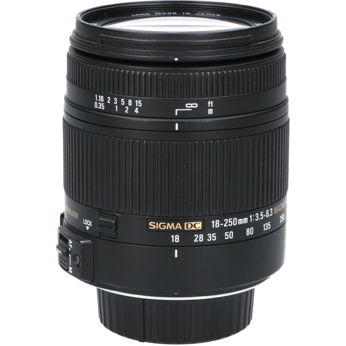 SIGMA　ニコン18－250／3．5－6．3DC　MA