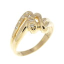 K18YG ダイヤモンド リング 0.06CT【中古】