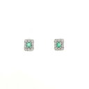 【新品】PT エメラルド ピアス 0.11CT【新品】