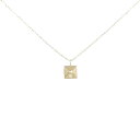 【リメイク】K18YG ダイヤモンド ネックレス 0.01CT【中古】(4)