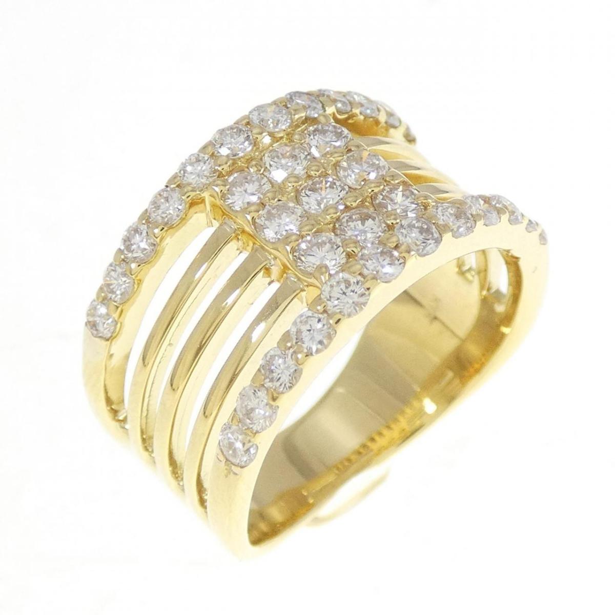 K18YG ダイヤモンド リング 1.00CT【中古】