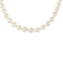 シルバークラスプ アコヤパール ネックレス 7.5-8mm【中古】