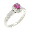 PT ルビー リング 0.39CT【中古】