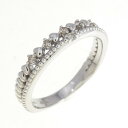 【新品】K18WG ティアラ ダイヤモンド リング 0.06CT【新品】