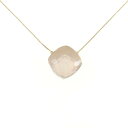 【新品】K18YG ローズクオーツ ネックレス 13.03CT【新品】