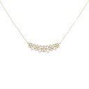 【新品】K18PG ダイヤモンド ネックレス 0.02CT【新品】
