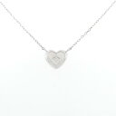【新品】K18WG ハート ダイヤモンド ネックレス 0.01CT【新品】