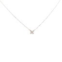 【新品】K18PG ダイヤモンド ネックレス 0.02CT【新品】
