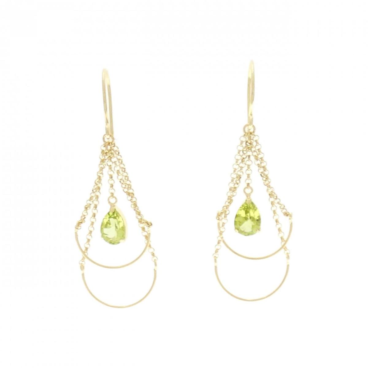 【KOMEHYO】 【新品】K10YG ペリドット ピアス【新品】 【コメ兵】