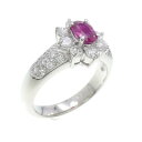PT ルビー リング 0.646CT【中古】