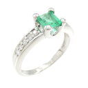 PT エメラルド リング 0.50CT【中古】