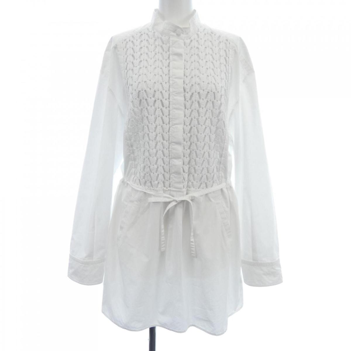 ヴァレンティノ レディース シャツ ブラウス トップス Top White ヴァレンティノ レディース シャツ ブラウス トップス Top White