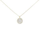 【リメイク】K18YG ダイヤモンド ネックレス 1.208CT H I1 VG【中古】