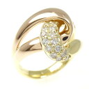 K18YG/K18PG ダイヤモンド リング 0.51CT【中古】