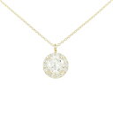 【リメイク】K18YG ダイヤモンド ネックレス 1.003CT J I1 VG【中古】