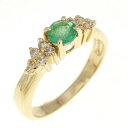 K18YG エメラルド リング 0.24CT【中古】