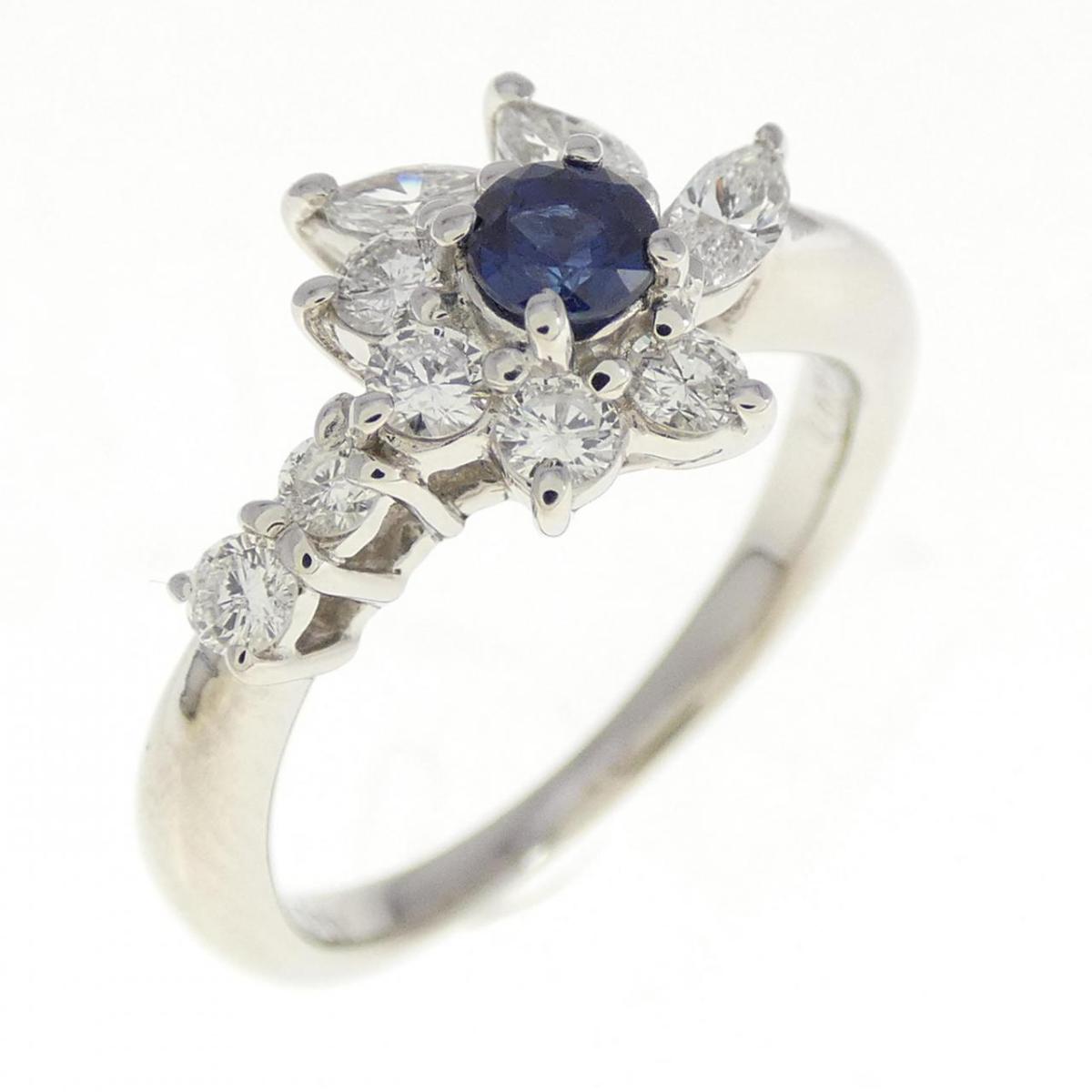 【KOMEHYO】 PT サファイヤ リング 0.18CT【中古】 【コメ兵】