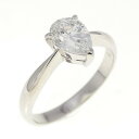 PM ダイヤモンド リング 0.623CT D VS1 ペアシェイプ【中古】