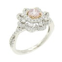 PT/K18PG ダイヤモンド リング 0.266CT FLP VS2【中古】
