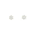 【KOMEHYO】 【新品】K18YG ダイヤモンド ピアス 0.315CT0.311CT G SI2 Good【新品】 【コメ兵】