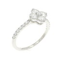 【新品】PT フラワー ダイヤモンド リング 0.506CT【新品】