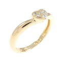 スタージュエリー ハート ダイヤモンド リング 0.04CT【中古】