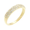 【リメイク】K18YG ダイヤモンド リング 0.30CT【中古】