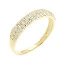 【リメイク】K18YG ダイヤモンド リング 0.30CT【中古】