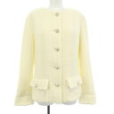 シャネル CHANEL ノーカラージャケット【中古】