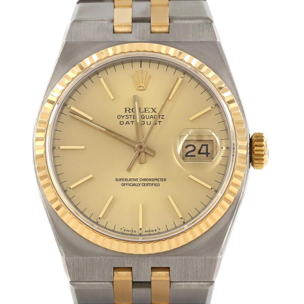 ロレックス オイスタークォーツ 17013 SSxYG クォーツ【中古】のサムネイル