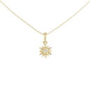 K18YG ダイヤモンド ネックレス 0.08CT【中古】