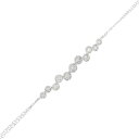 K18WG ダイヤモンド ブレスレット 0.30CT【中古】