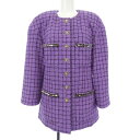 シャネル CHANEL ノーカラージャケット【中古】