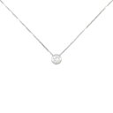 PT ソリティア ダイヤモンド ネックレス 0.268CT【中古】(4)