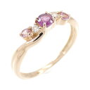 K14PG カラーストーン リング【中古】