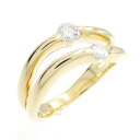 K18YG ダイヤモンド リング 0.31CT【中古】