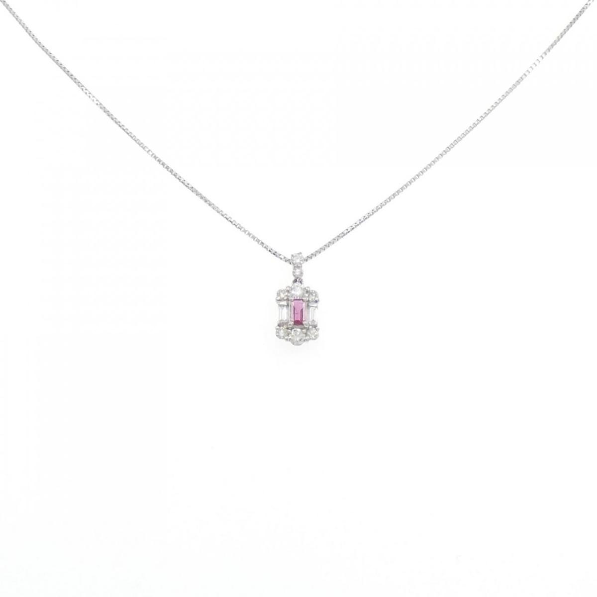 PTルビーネックレス0.05CT