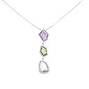 K18WG サファイヤ ネックレス 3.63CT【中古】