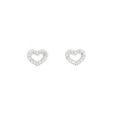 ポンテヴェキオ ハート ダイヤモンド ピアス 0.16CT【中古】(4)