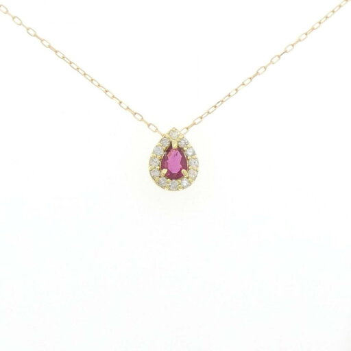 【新品】K18YG ルビー ネックレス 0.11CT【新品】 【新品】K18YG ルビー ネックレス 0.11CT【新品】