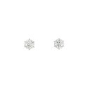 【リメイク】PT/ST ダイヤモンド ピアス 0.307CT 0.316CT D SI2 VG【中古】(4)