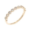 クミキョク ダイヤモンド リング 0.14CT【中古】
